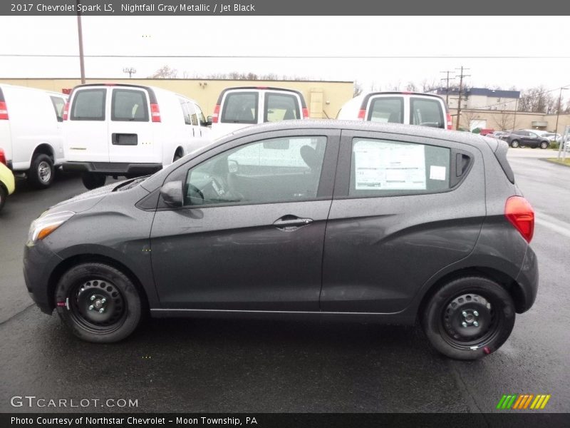 Nightfall Gray Metallic / Jet Black 2017 Chevrolet Spark LS