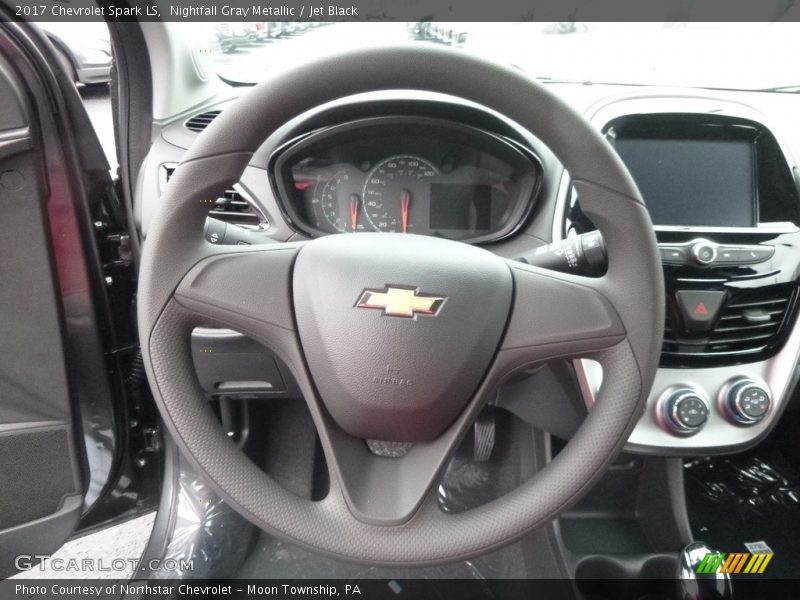 Nightfall Gray Metallic / Jet Black 2017 Chevrolet Spark LS