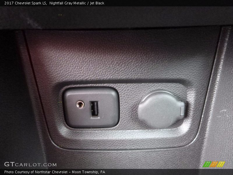 Nightfall Gray Metallic / Jet Black 2017 Chevrolet Spark LS