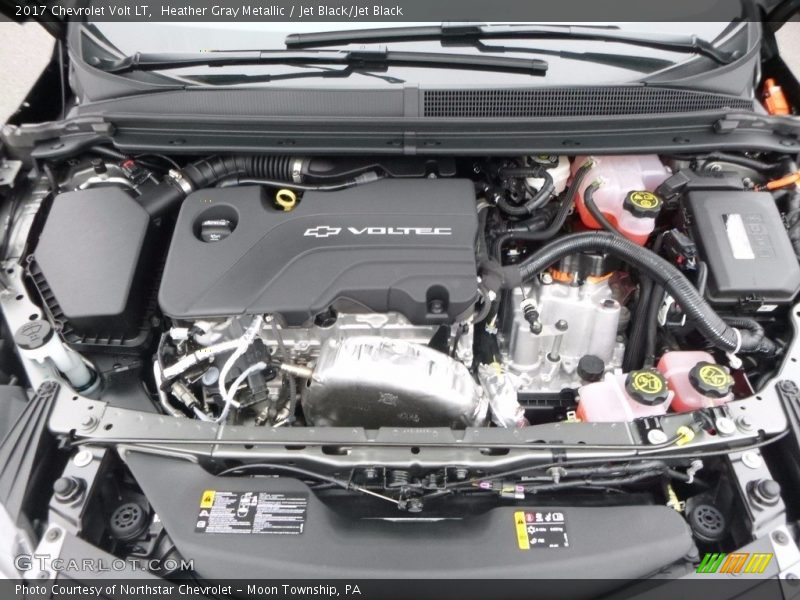 Heather Gray Metallic / Jet Black/Jet Black 2017 Chevrolet Volt LT