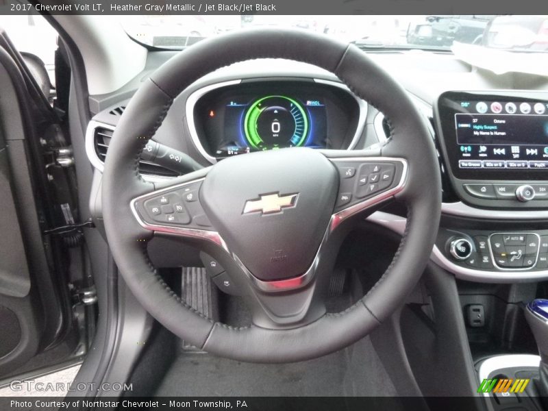 Heather Gray Metallic / Jet Black/Jet Black 2017 Chevrolet Volt LT