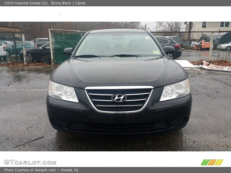 Ebony Black / Camel 2009 Hyundai Sonata GLS