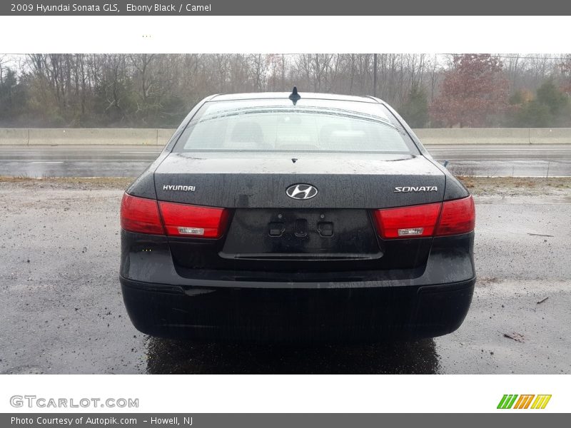 Ebony Black / Camel 2009 Hyundai Sonata GLS