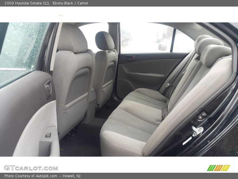Ebony Black / Camel 2009 Hyundai Sonata GLS