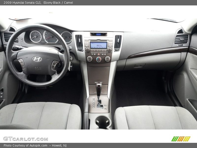 Ebony Black / Camel 2009 Hyundai Sonata GLS