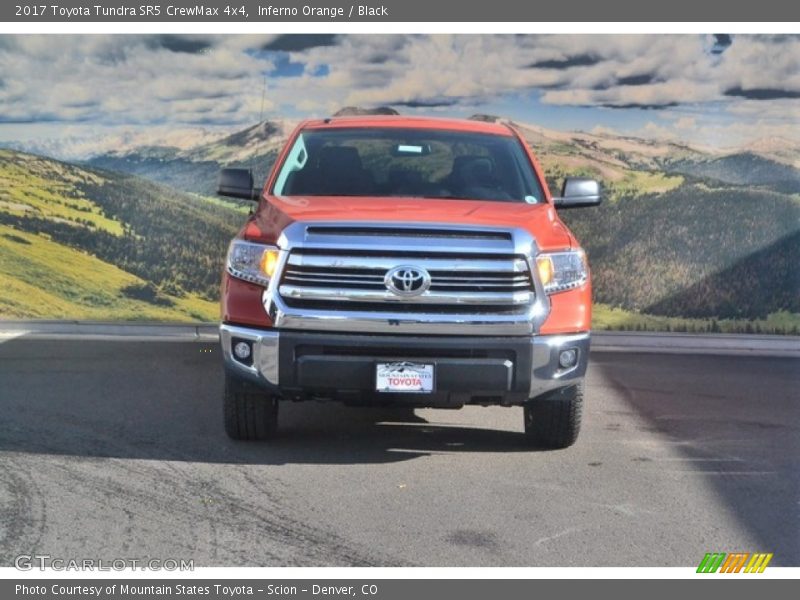 Inferno Orange / Black 2017 Toyota Tundra SR5 CrewMax 4x4