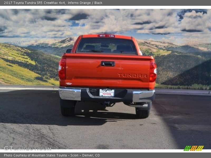 Inferno Orange / Black 2017 Toyota Tundra SR5 CrewMax 4x4