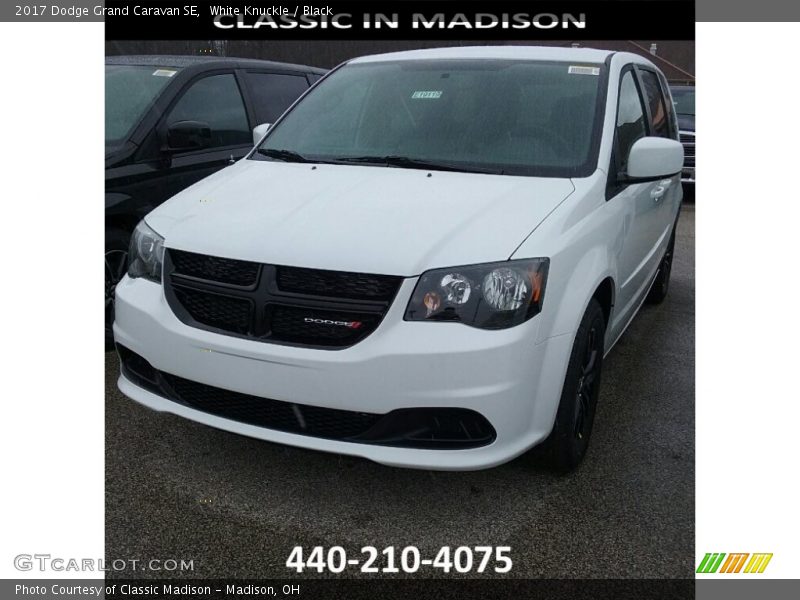 White Knuckle / Black 2017 Dodge Grand Caravan SE
