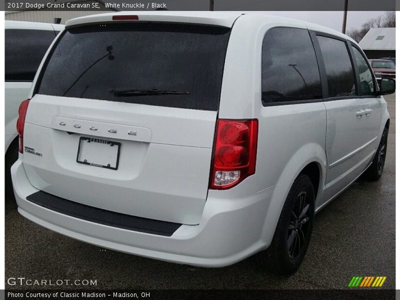 White Knuckle / Black 2017 Dodge Grand Caravan SE