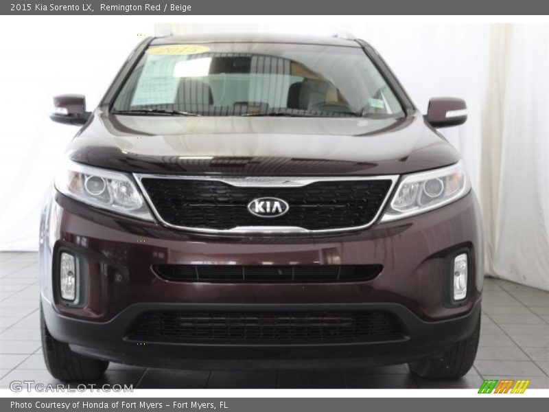 Remington Red / Beige 2015 Kia Sorento LX