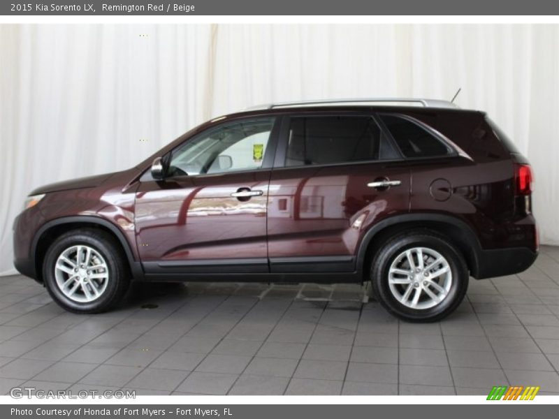 Remington Red / Beige 2015 Kia Sorento LX