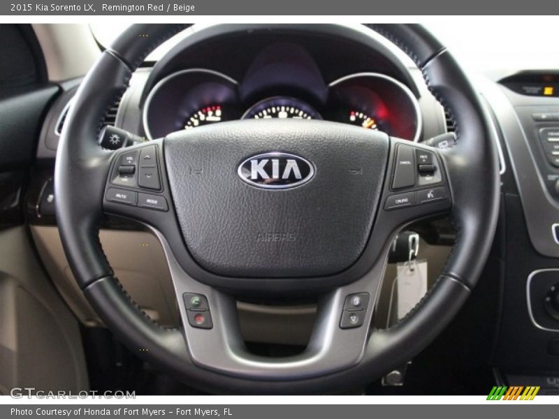 Remington Red / Beige 2015 Kia Sorento LX