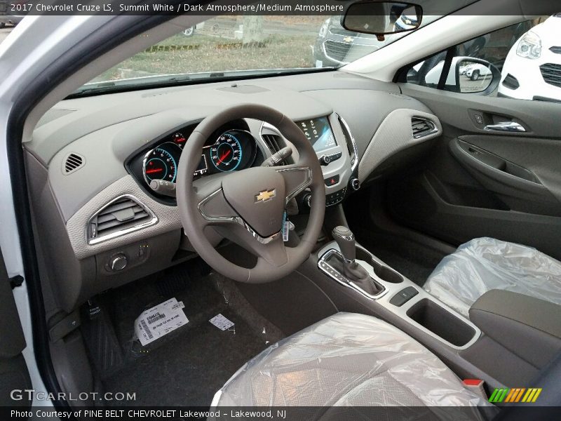 Summit White / Dark Atmosphere/Medium Atmosphere 2017 Chevrolet Cruze LS