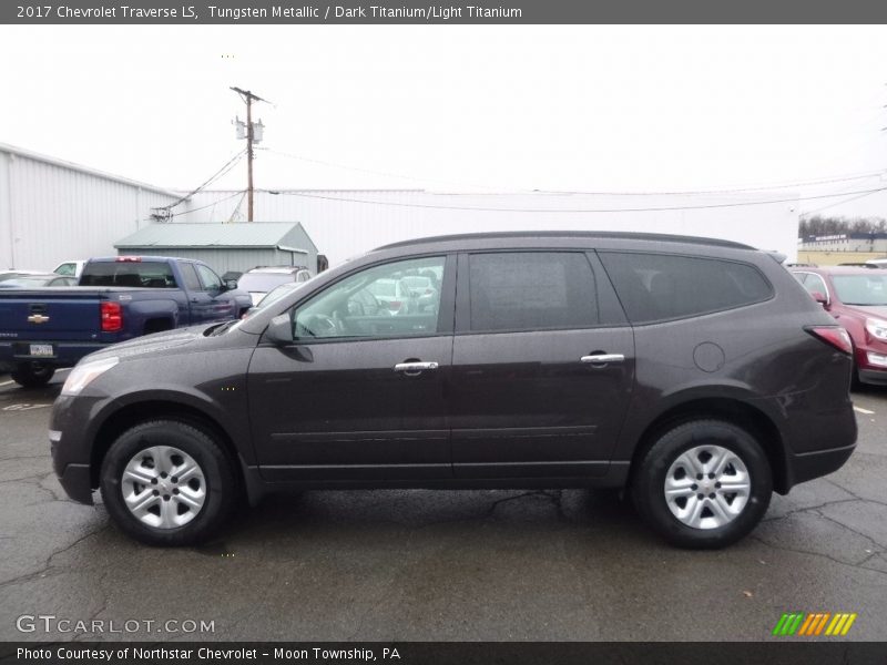 Tungsten Metallic / Dark Titanium/Light Titanium 2017 Chevrolet Traverse LS