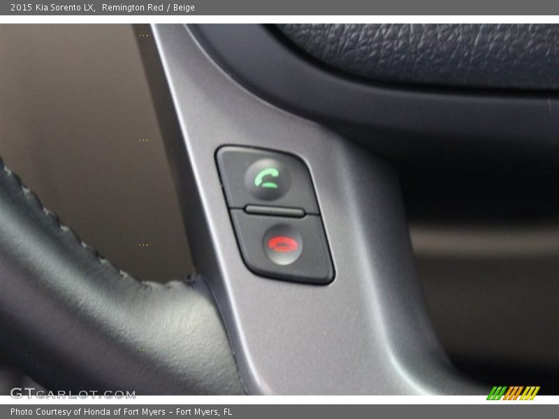 Remington Red / Beige 2015 Kia Sorento LX