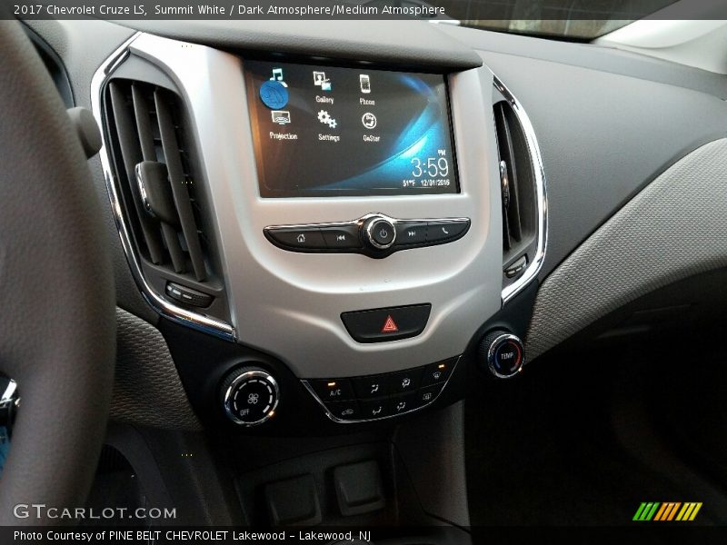 Summit White / Dark Atmosphere/Medium Atmosphere 2017 Chevrolet Cruze LS