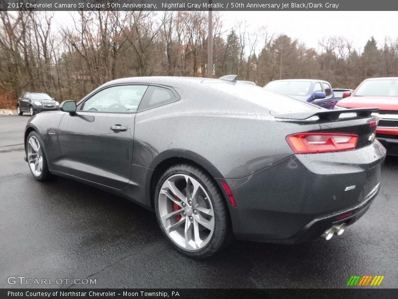 Nightfall Gray Metallic / 50th Anniversary Jet Black/Dark Gray 2017 Chevrolet Camaro SS Coupe 50th Anniversary