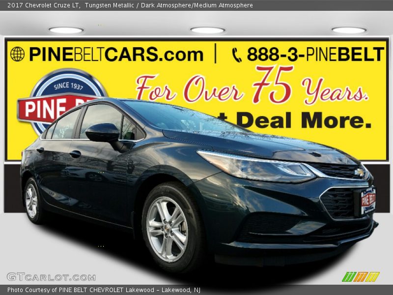Tungsten Metallic / Dark Atmosphere/Medium Atmosphere 2017 Chevrolet Cruze LT