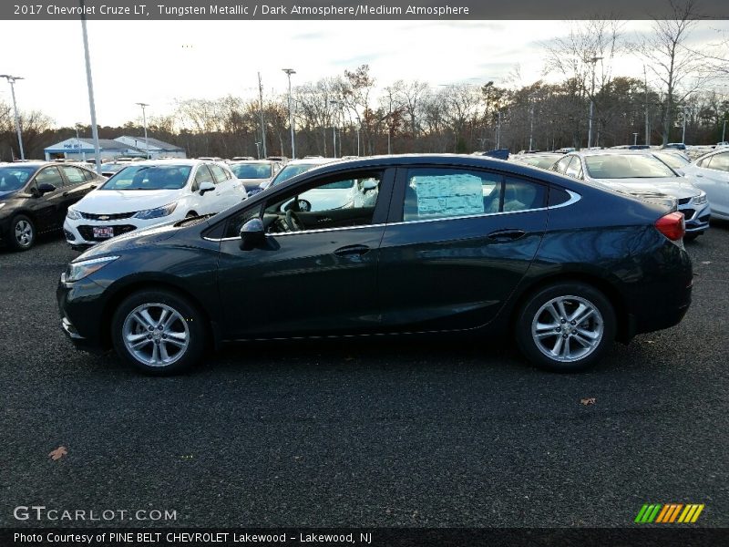 Tungsten Metallic / Dark Atmosphere/Medium Atmosphere 2017 Chevrolet Cruze LT