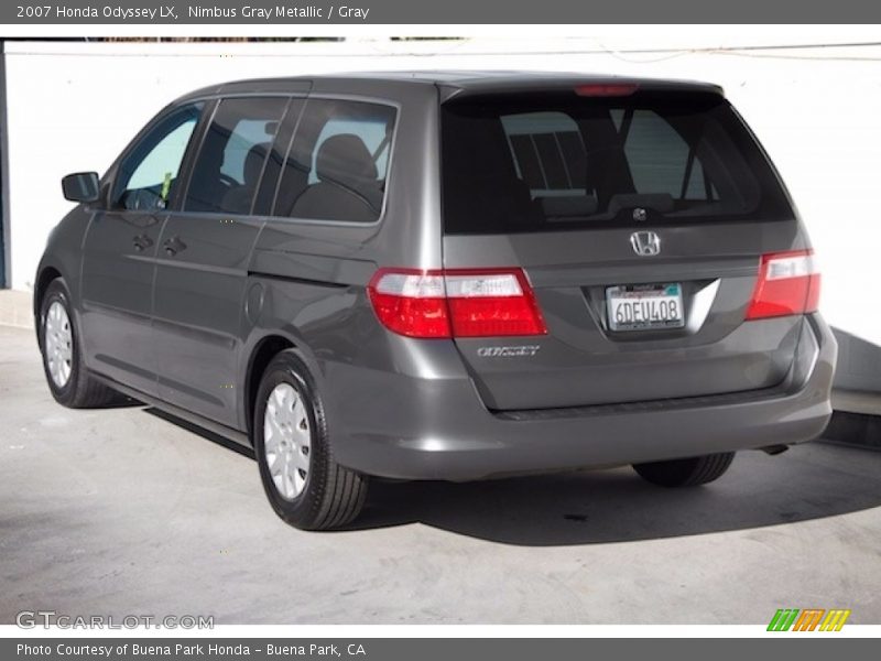 Nimbus Gray Metallic / Gray 2007 Honda Odyssey LX