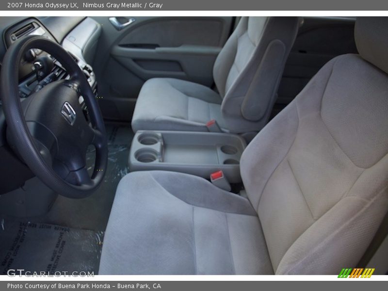 Nimbus Gray Metallic / Gray 2007 Honda Odyssey LX