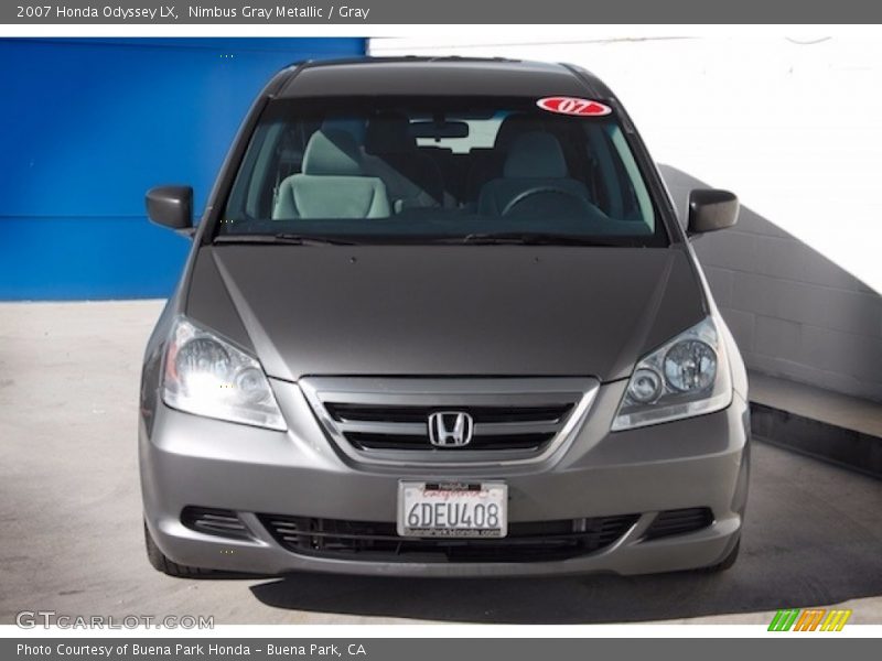 Nimbus Gray Metallic / Gray 2007 Honda Odyssey LX