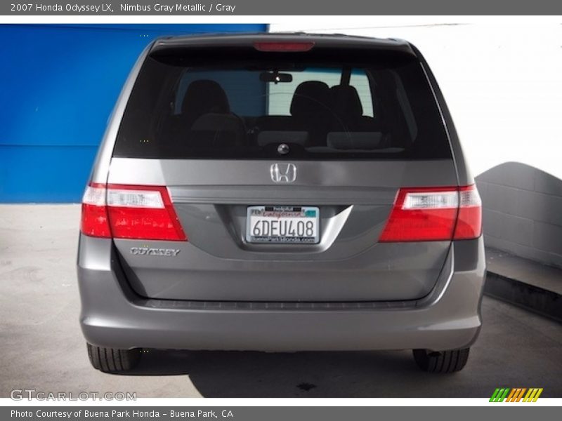 Nimbus Gray Metallic / Gray 2007 Honda Odyssey LX