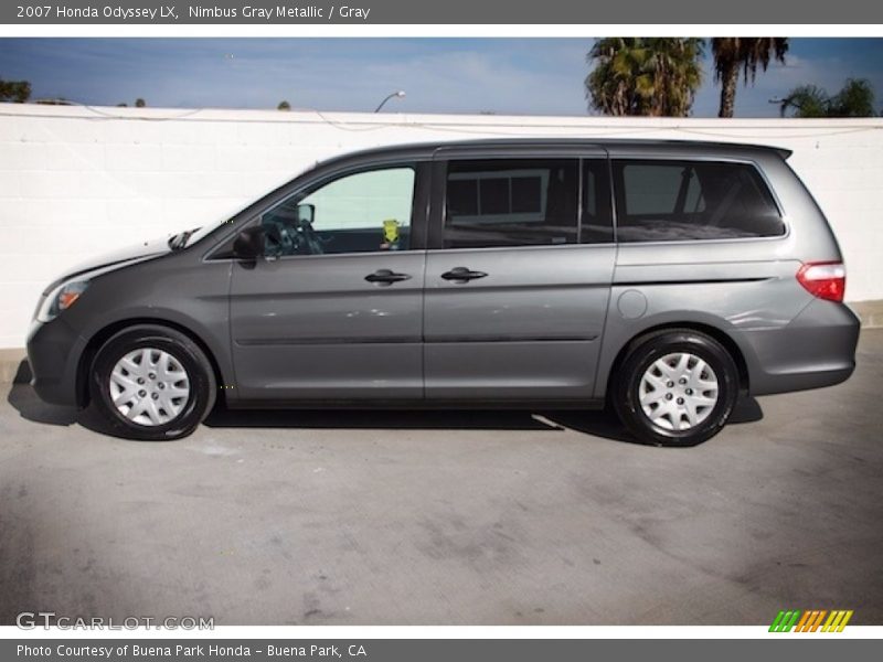 Nimbus Gray Metallic / Gray 2007 Honda Odyssey LX