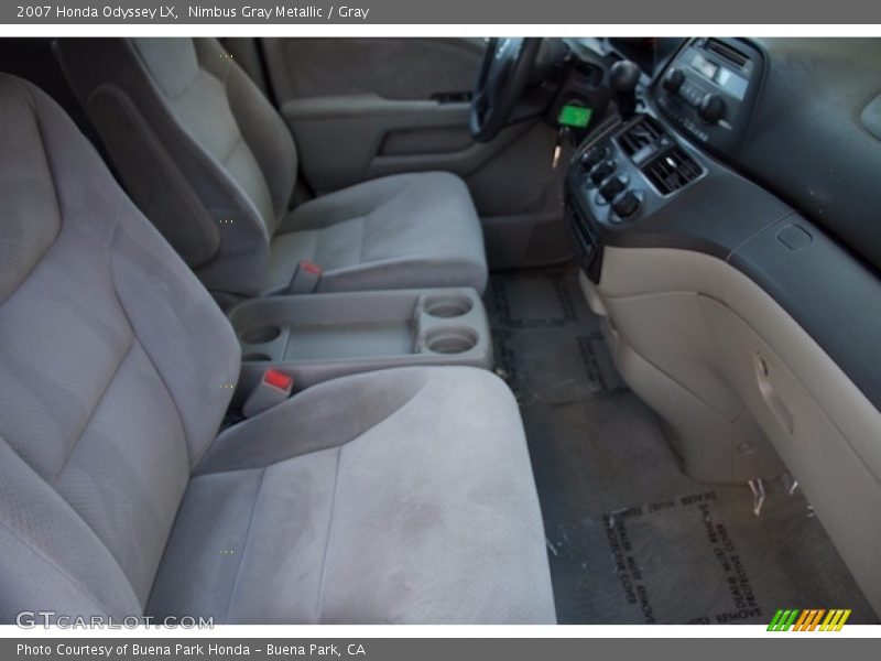 Nimbus Gray Metallic / Gray 2007 Honda Odyssey LX