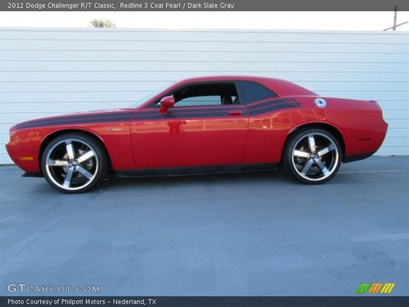 Redline 3 Coat Pearl / Dark Slate Gray 2012 Dodge Challenger R/T Classic