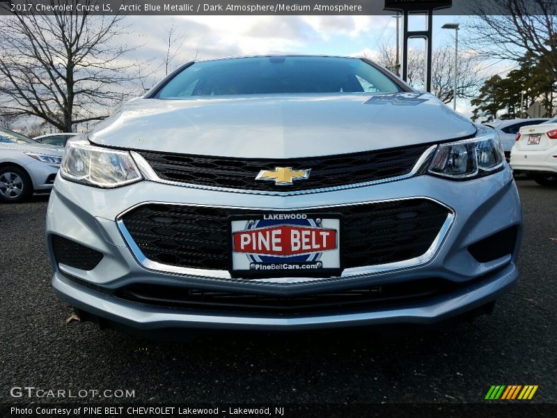 Arctic Blue Metallic / Dark Atmosphere/Medium Atmosphere 2017 Chevrolet Cruze LS