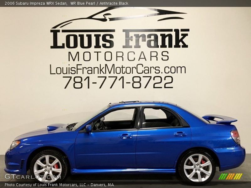 WR Blue Pearl / Anthracite Black 2006 Subaru Impreza WRX Sedan