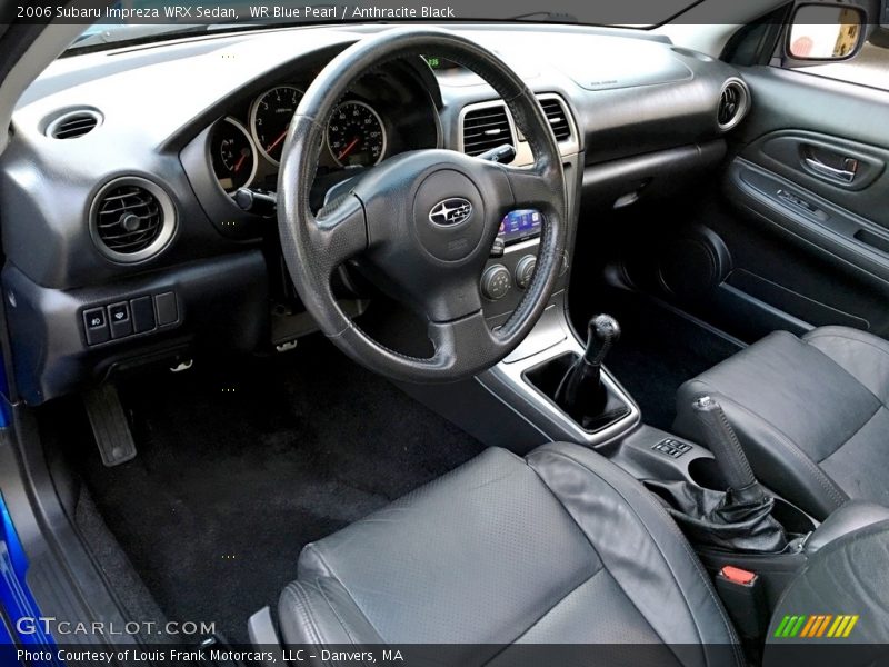 WR Blue Pearl / Anthracite Black 2006 Subaru Impreza WRX Sedan