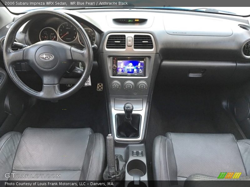 WR Blue Pearl / Anthracite Black 2006 Subaru Impreza WRX Sedan
