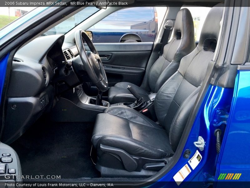 WR Blue Pearl / Anthracite Black 2006 Subaru Impreza WRX Sedan