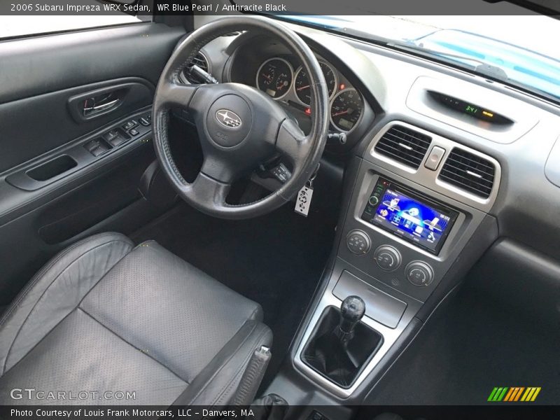 WR Blue Pearl / Anthracite Black 2006 Subaru Impreza WRX Sedan