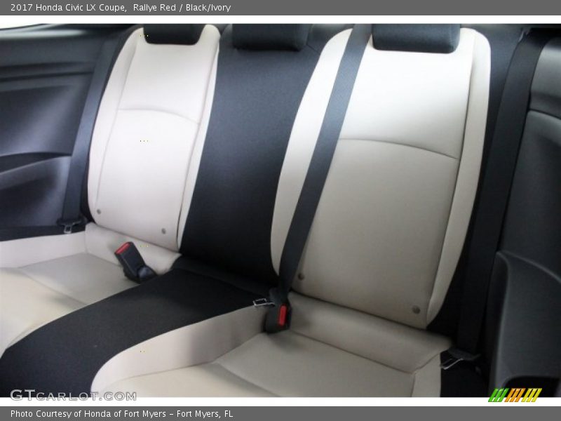 Rear Seat of 2017 Civic LX Coupe