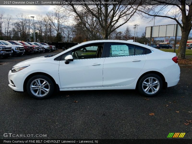 Summit White / Dark Atmosphere/Medium Atmosphere 2017 Chevrolet Cruze LT