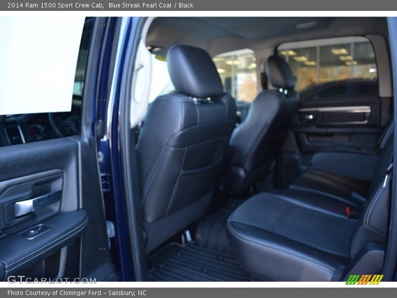 Blue Streak Pearl Coat / Black 2014 Ram 1500 Sport Crew Cab
