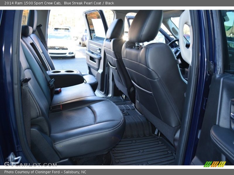 Blue Streak Pearl Coat / Black 2014 Ram 1500 Sport Crew Cab
