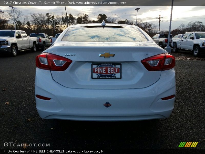 Summit White / Dark Atmosphere/Medium Atmosphere 2017 Chevrolet Cruze LT