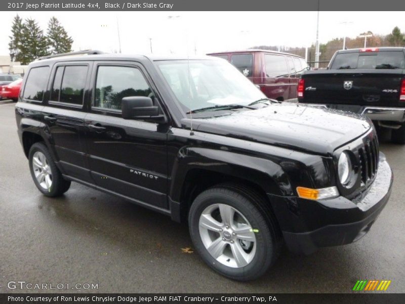 Black / Dark Slate Gray 2017 Jeep Patriot Latitude 4x4