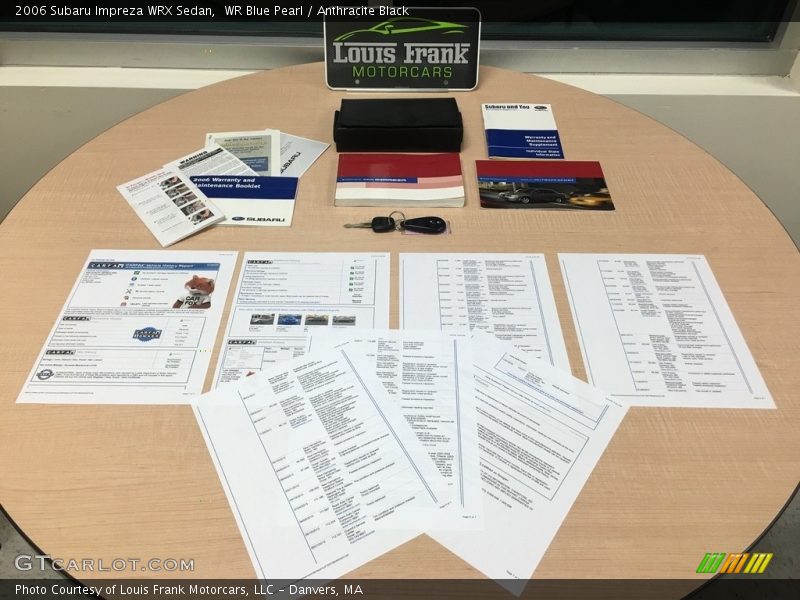 WR Blue Pearl / Anthracite Black 2006 Subaru Impreza WRX Sedan