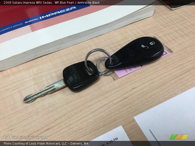 WR Blue Pearl / Anthracite Black 2006 Subaru Impreza WRX Sedan