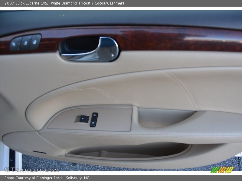 White Diamond Tricoat / Cocoa/Cashmere 2007 Buick Lucerne CXS