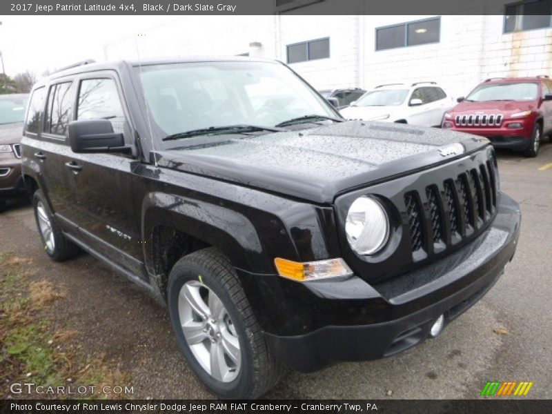Black / Dark Slate Gray 2017 Jeep Patriot Latitude 4x4