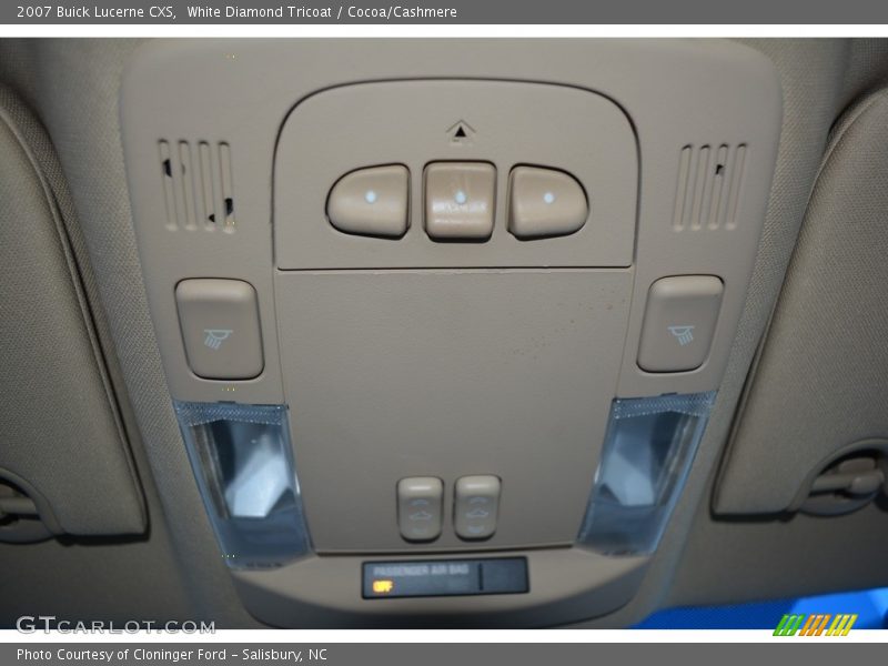White Diamond Tricoat / Cocoa/Cashmere 2007 Buick Lucerne CXS