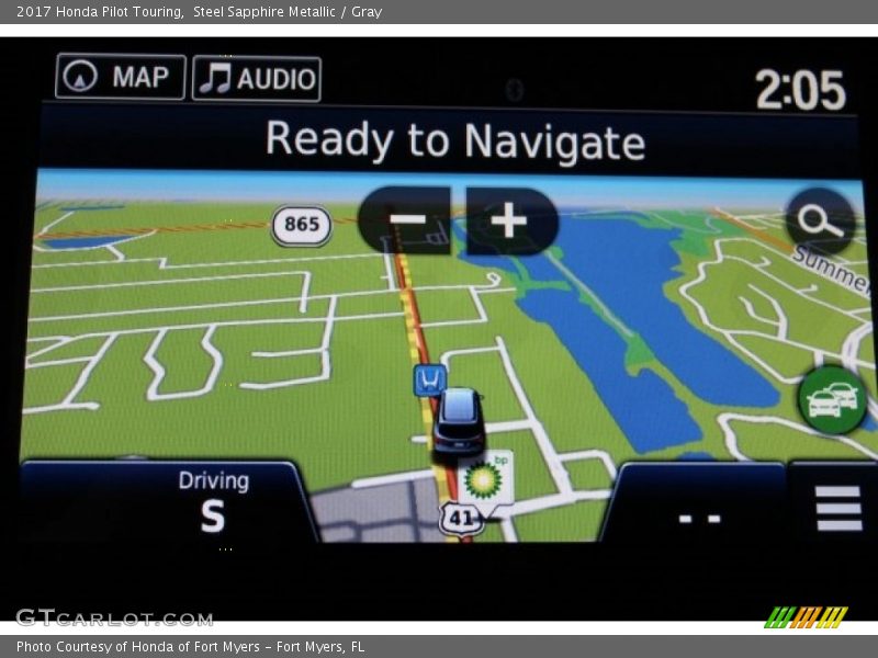 Navigation of 2017 Pilot Touring