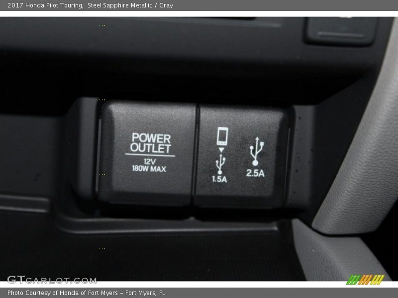 Controls of 2017 Pilot Touring