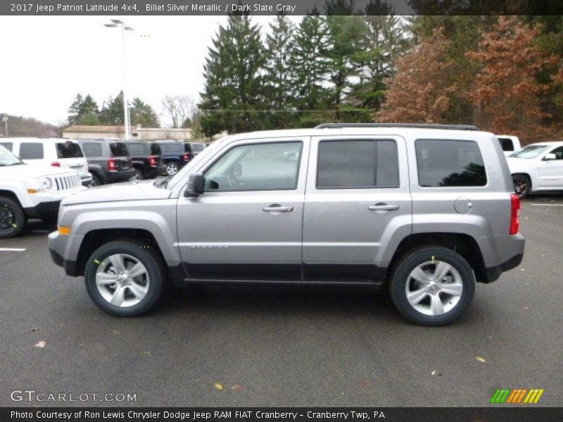 Billet Silver Metallic / Dark Slate Gray 2017 Jeep Patriot Latitude 4x4